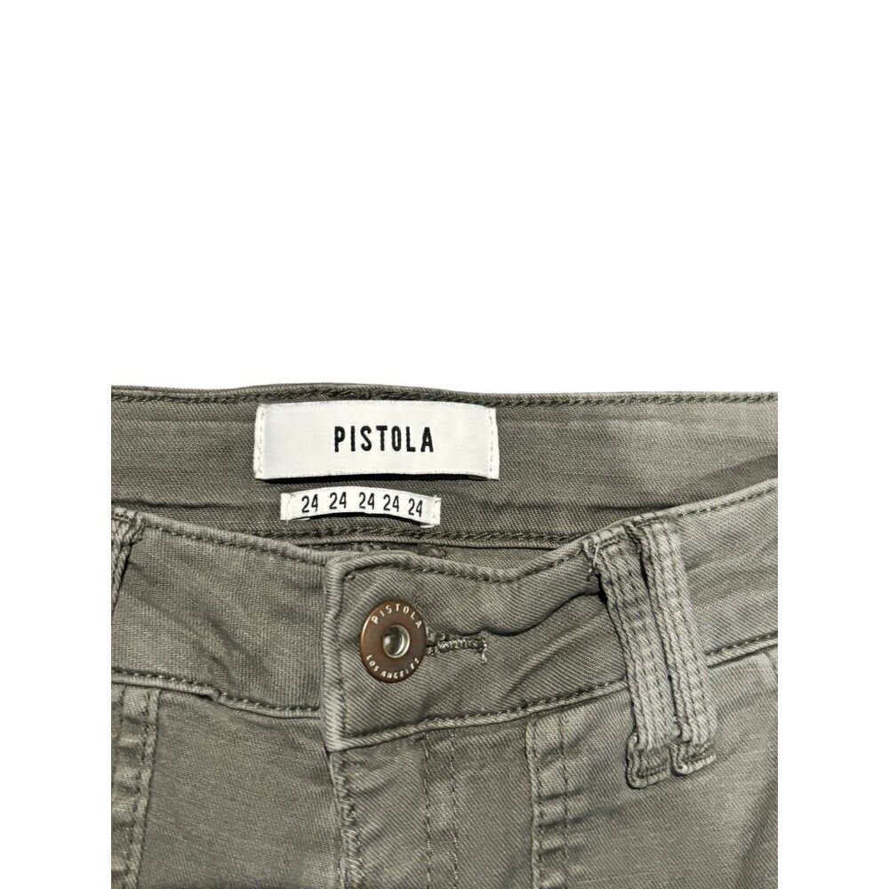 Pistola Womens Olive Green Jeans - Picture 2 of 7